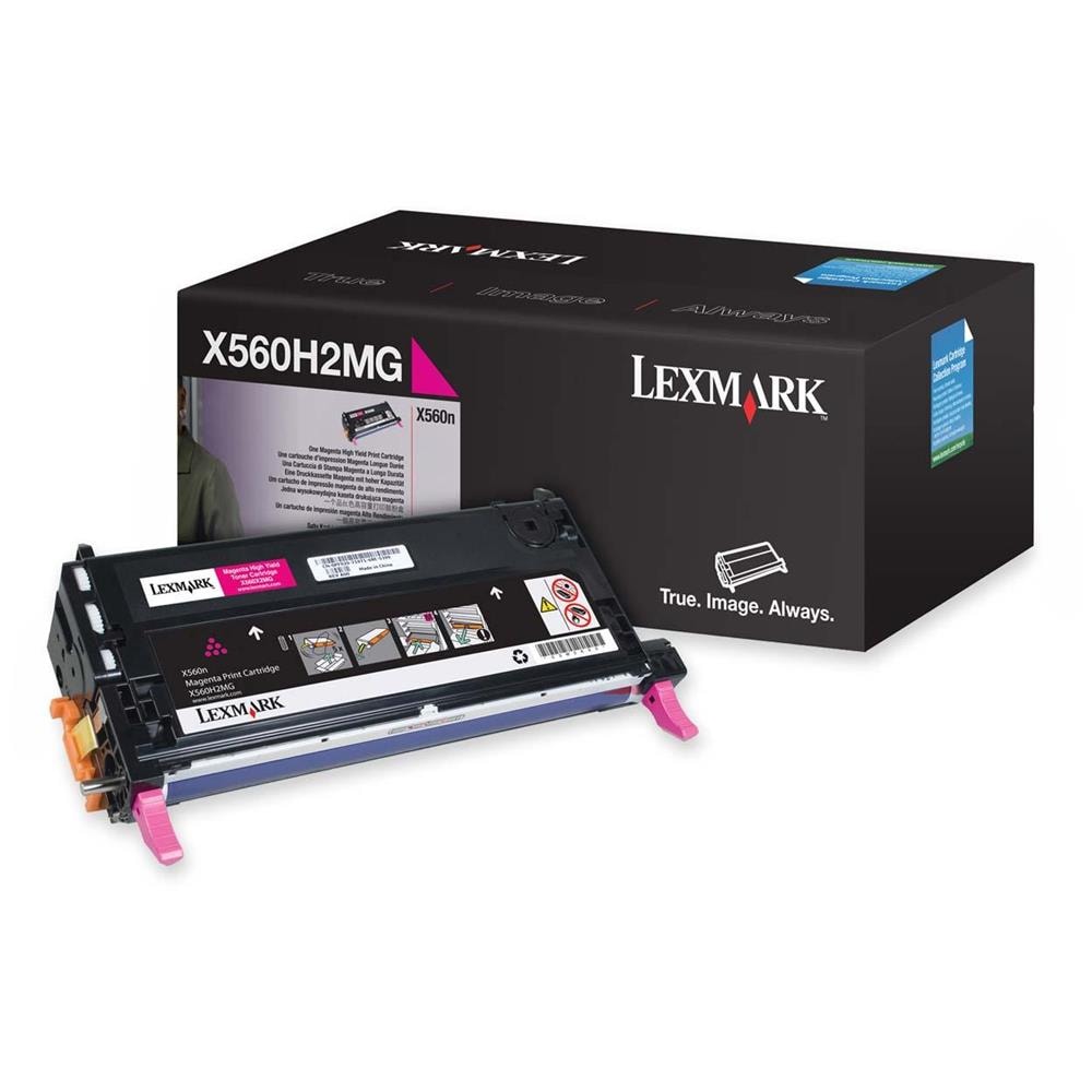 0X560H2MG Toner Originale Magenta per Lexmark X560 Capacità 10000 Pagine - Foto 2