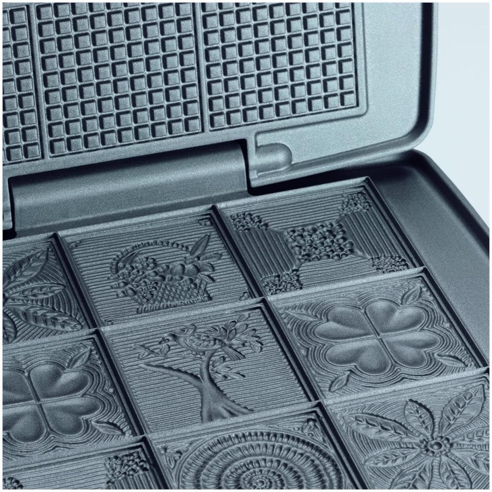 1431 Macchina per Waffle Potenza 930 Watt Colore Nero / Argento - Foto 2