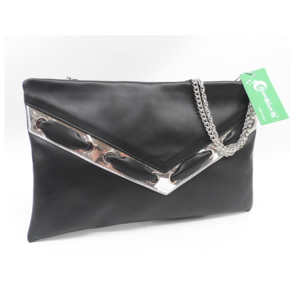 Borsa Donna Borsetta Da Sera Cerimonia 182 Nero - Foto 1