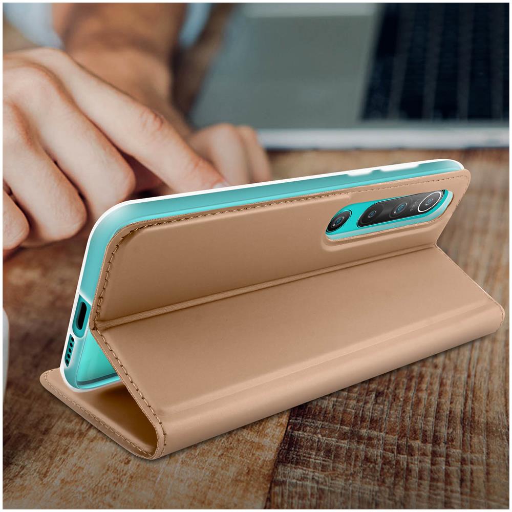 Custodia Xiaomi Mi 10 / 10 Pro Custodia Supporto Video Rosa Gold - Foto 5