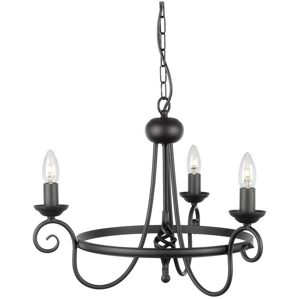 Harlech Tre Lampadario Nero - Foto 2
