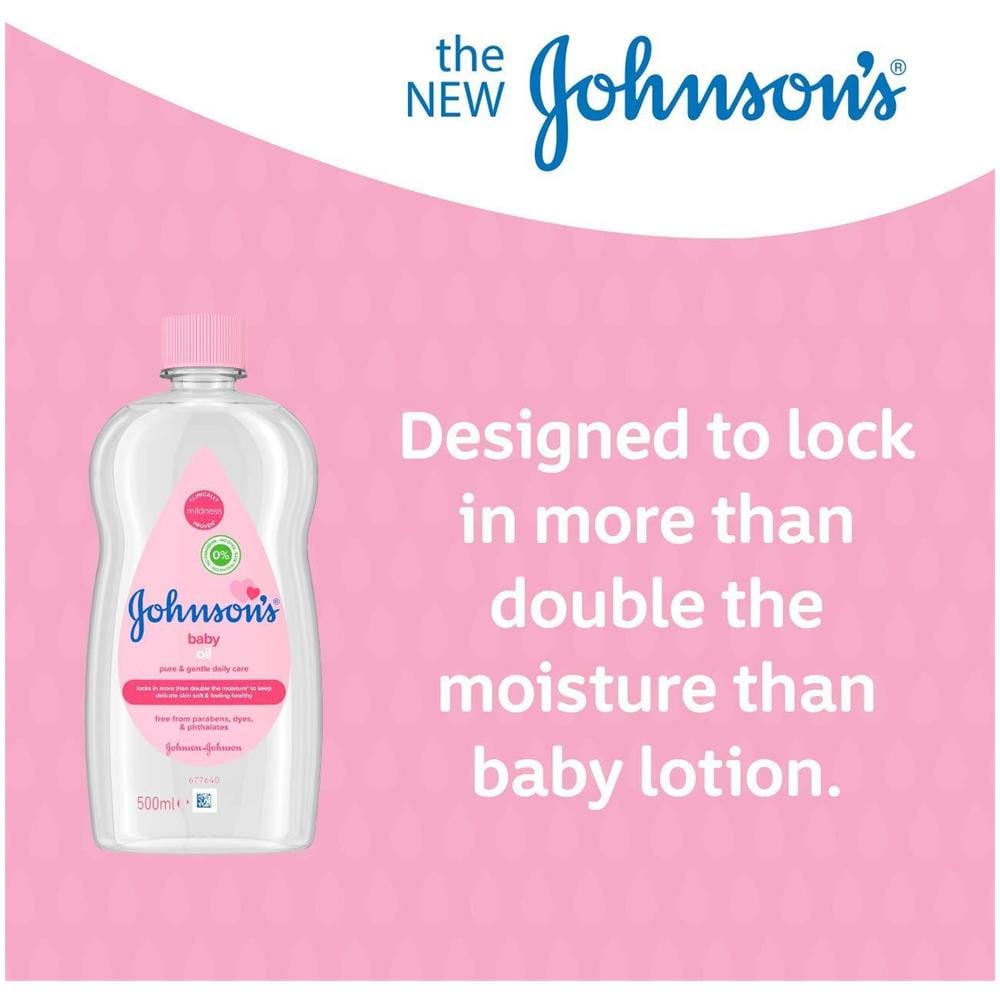 500ml Del Bambino Oil Johnson - Lascia La Pelle Morbida E Liscia - Ideale Per La Pelle Delicata - Foto 3