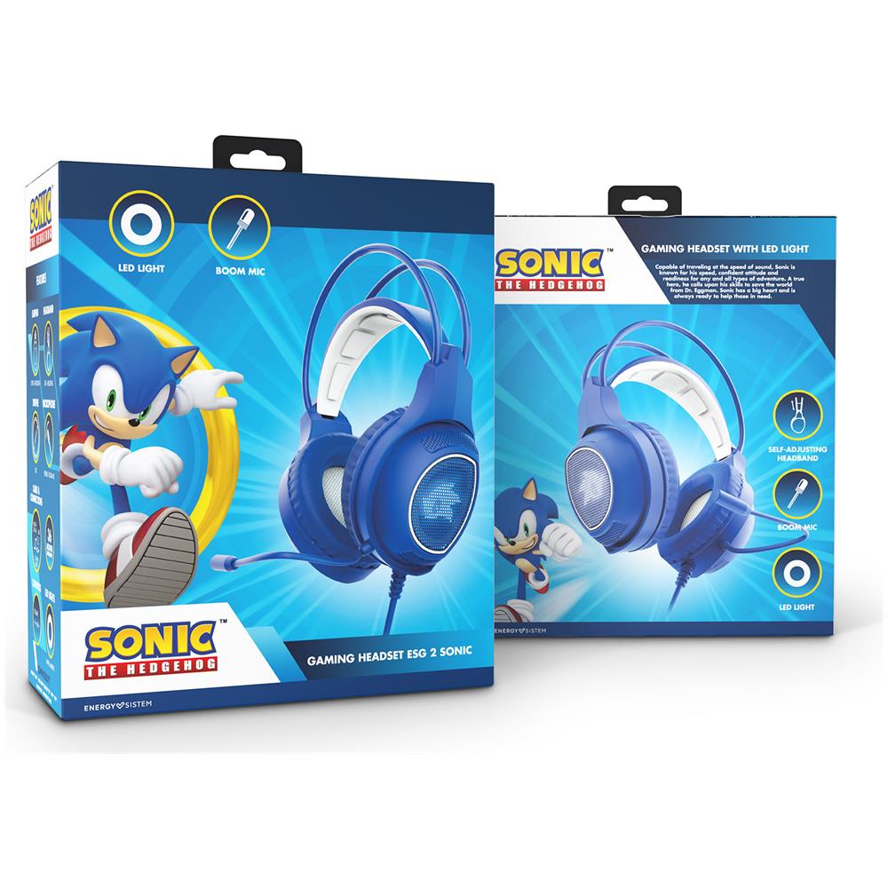Gaming Headset Esg 2 Sonic (led Light, Boom Mic, Self-adjusting Headband) - Foto 4