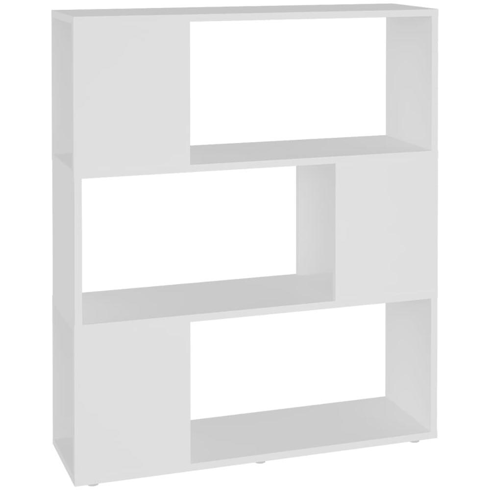 Libreria / divisorio Bianco 80x24x94 Cm In Truciolato - Foto 2