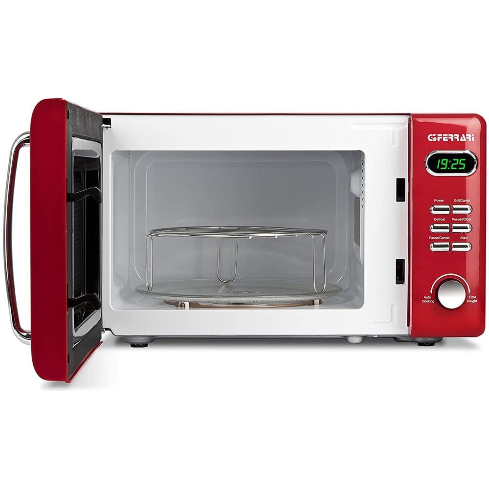 Forno Microonde G10155 Sapormio Vintage con Grill Potenza 700 Watt Capacità 20 Litri Colore Rosso - Foto 2