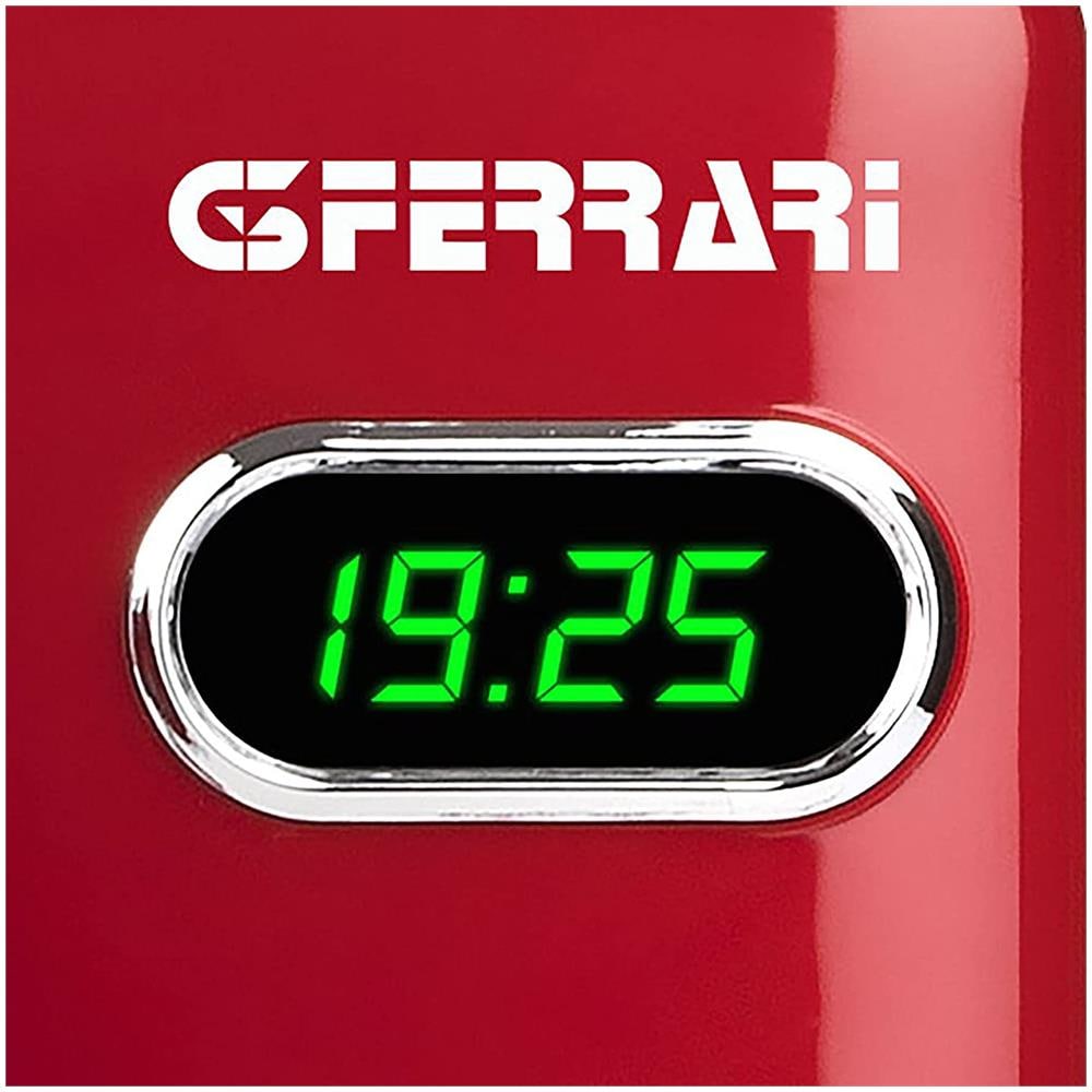Forno Microonde G10155 Sapormio Vintage con Grill Potenza 700 Watt Capacità 20 Litri Colore Rosso - Foto 4