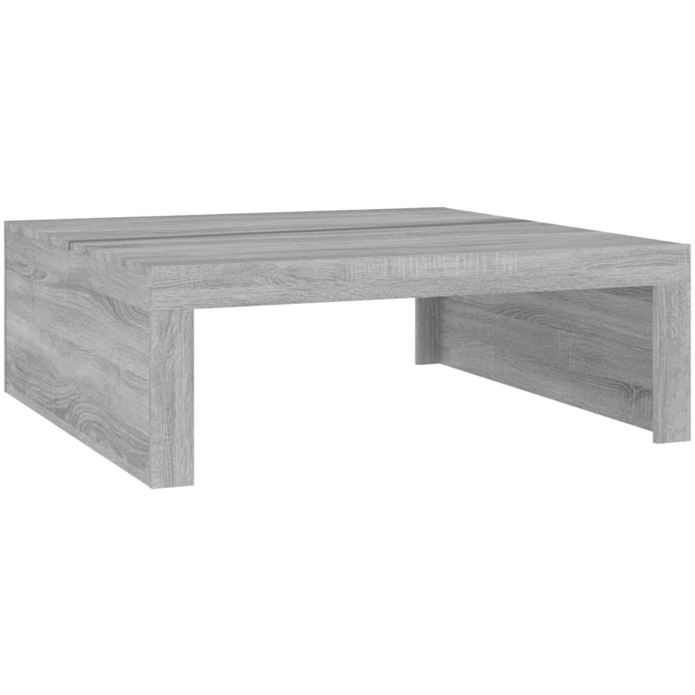 Tavolino Salotto Grigio Sonoma 100x100x35 Cm Legno Multistrato - Foto 1