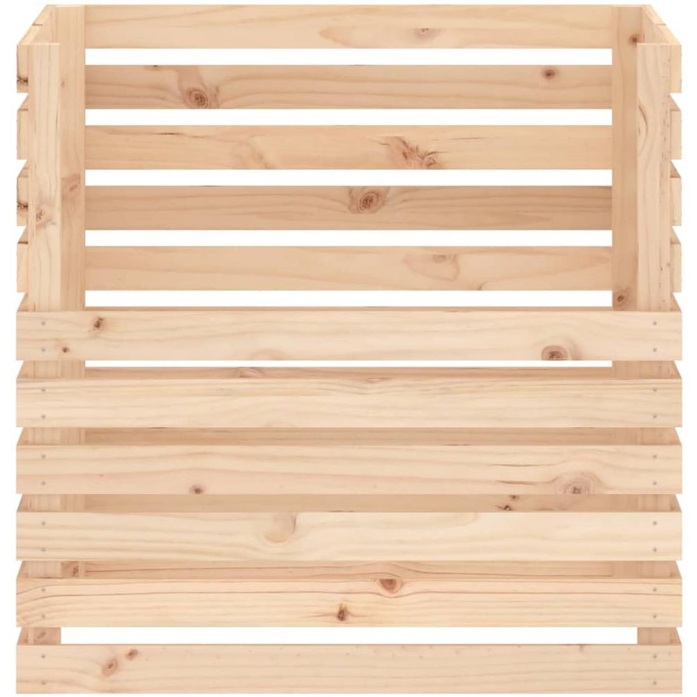 Compostiera 80x80x78 cm in Legno Massello di Pino - Foto 2