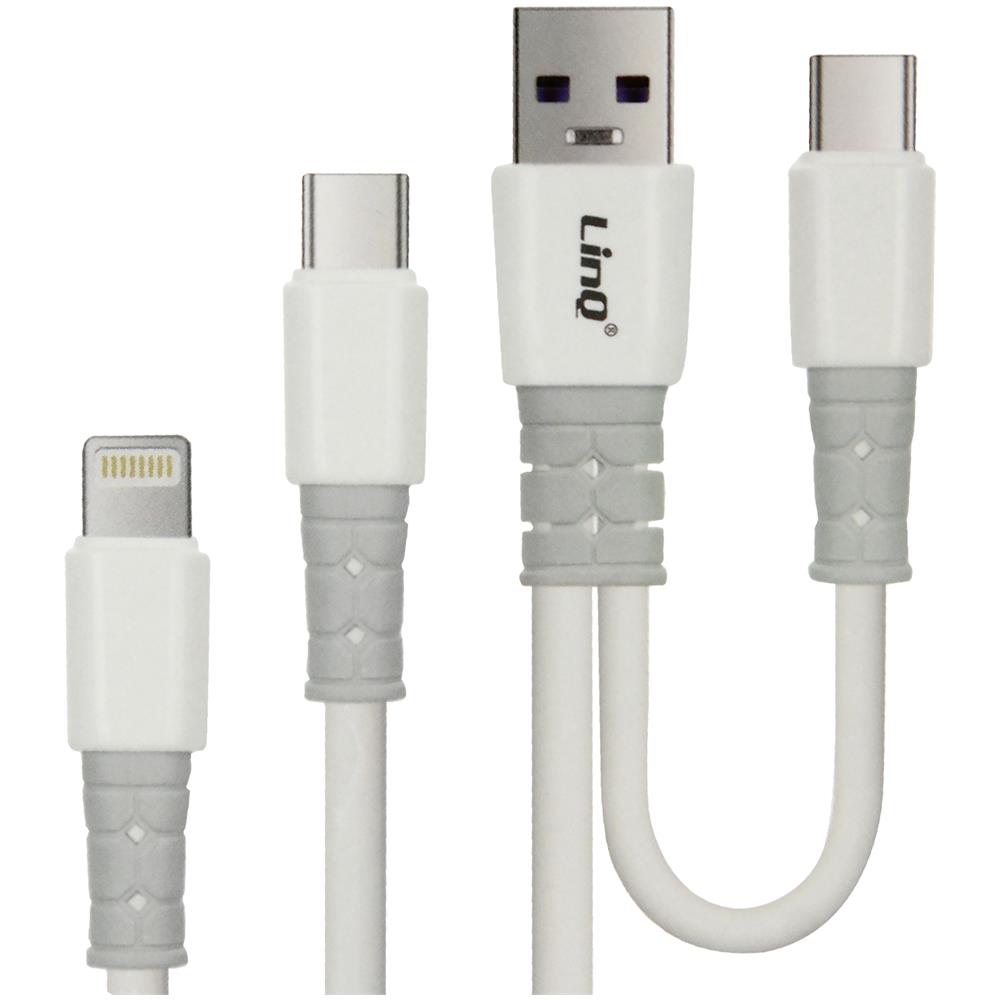 Cavo Usb-a / Usb-c Verso Usb-c E Lightning Power Delivery 60w 1 Metro E 20, Nero - Foto 6