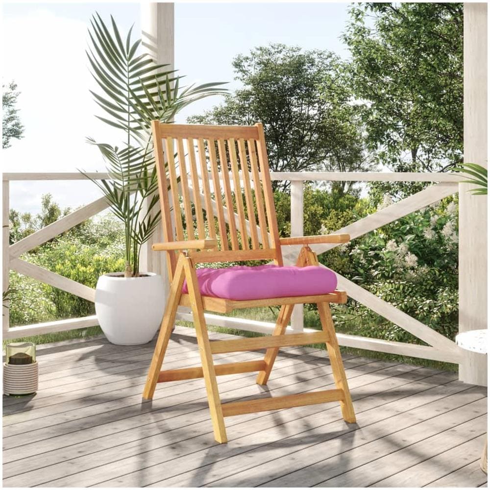 Cuscino Per Divano Pallet Rosa 50x50x12 Cm Tessuto - Foto 1