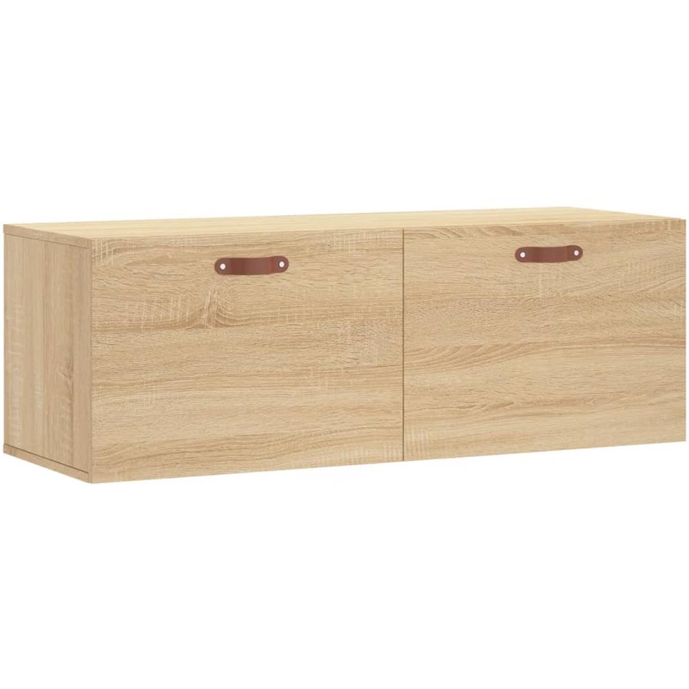 Mobile A Parete Rovere Sonoma 100x36,5x35 Cm Legno Multistrato - Foto 2