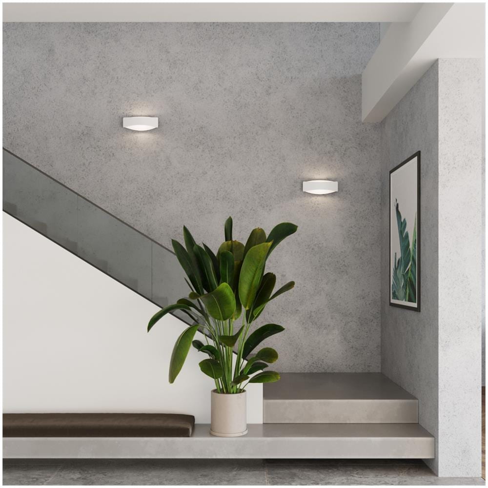 Lampada Da Parete Toni Bianco Sl. 1188 - Moderno Lampade Da Parete Bianco 12x12x30 Cm - Foto 1