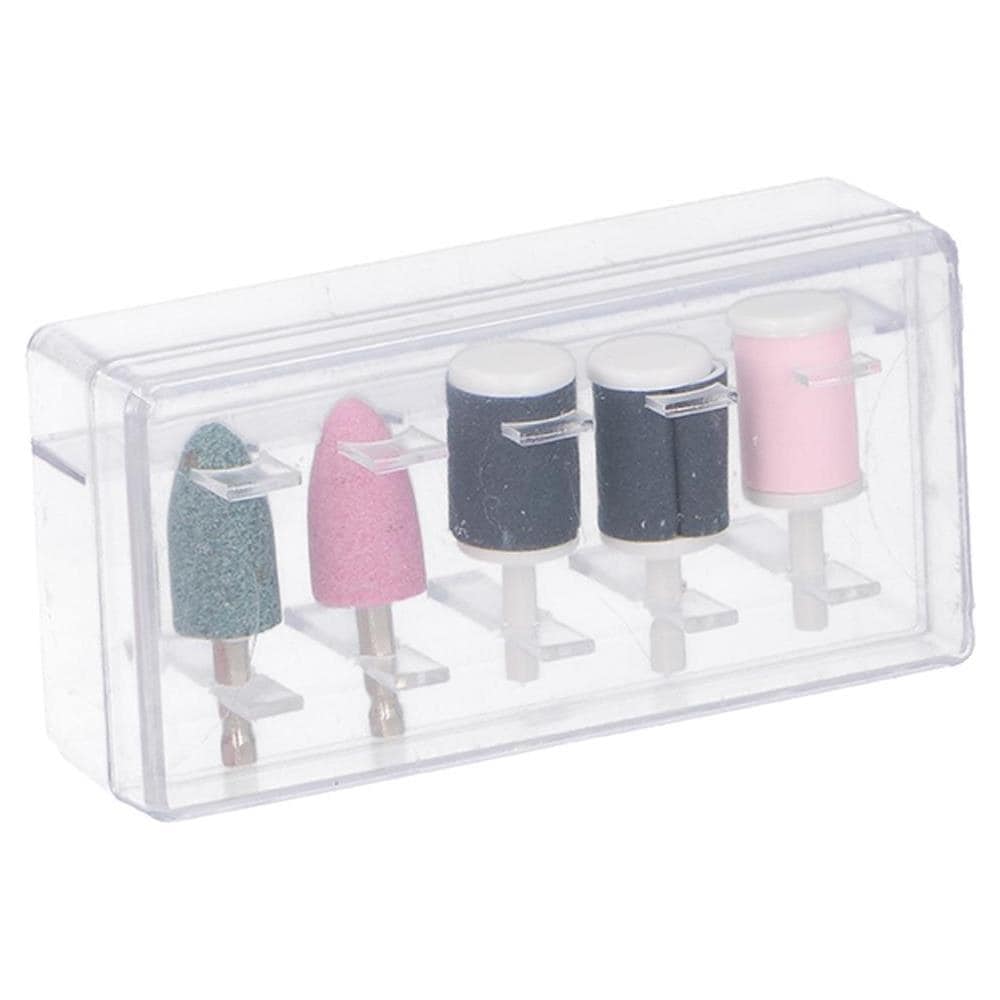 Set Manicure Pedicure con 5 Accessori Testine Intercambiabili Fresa per Unghie - Foto 2