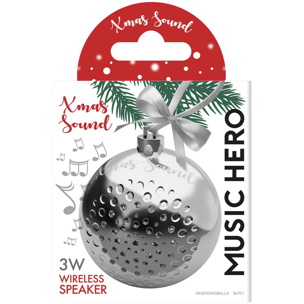 MHSPXMASBALLA altoparlante portatile e per feste Argento 3 W - Foto 2