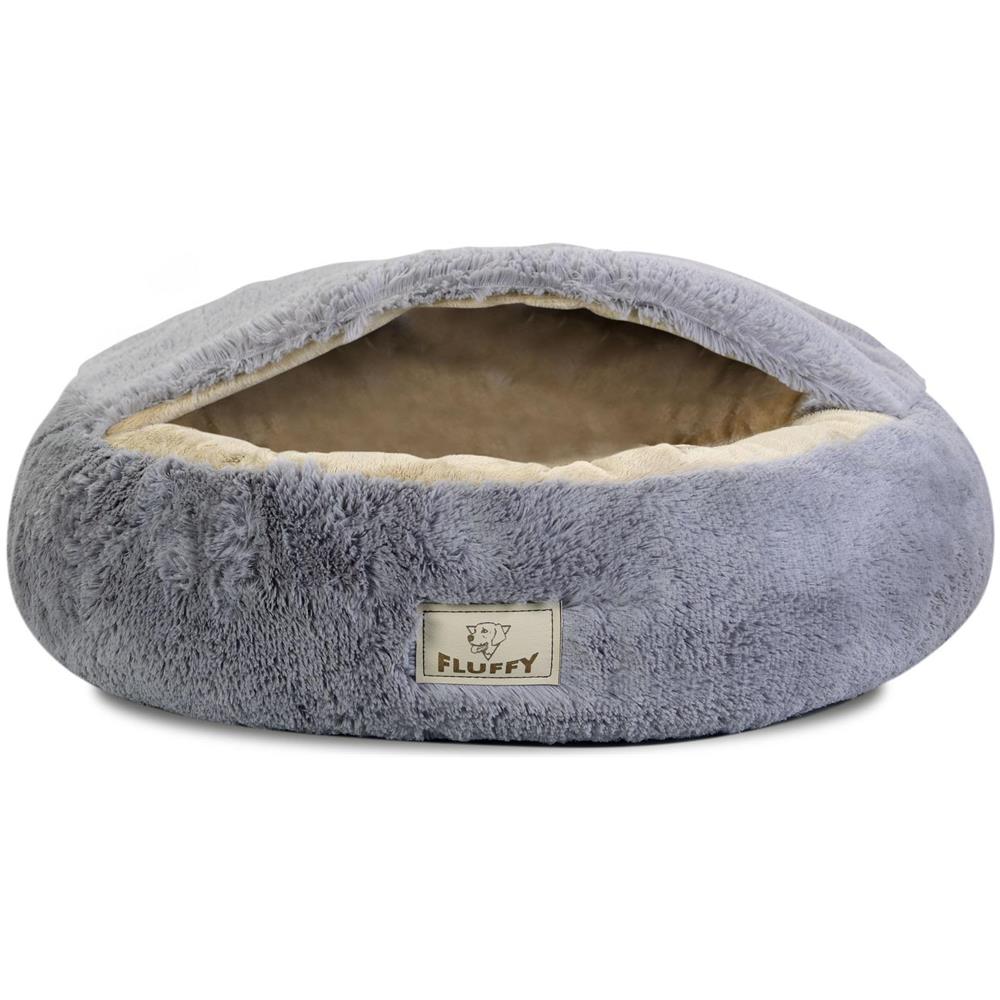 80 cm FLUFFY Letto per cani personalizzabile grigio chiaro impermeabile - Foto 2