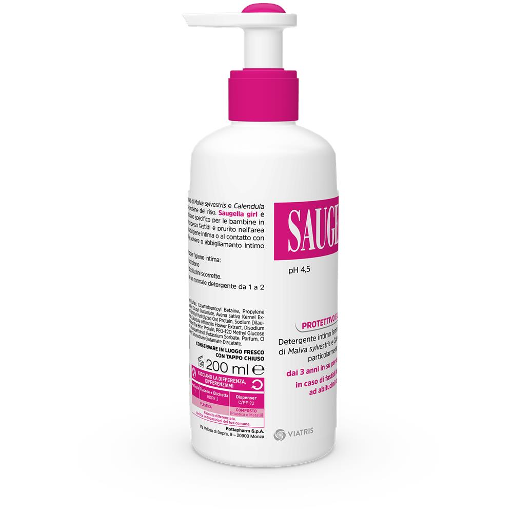 Saugella Girl PH Neutro 200 ml - Foto 1