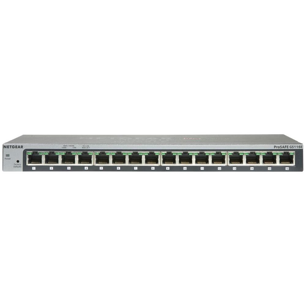 Switch ProSafe Plus GS116Ev2 Unmanaged 16 Porte Gigabit Ethernet - Foto 2