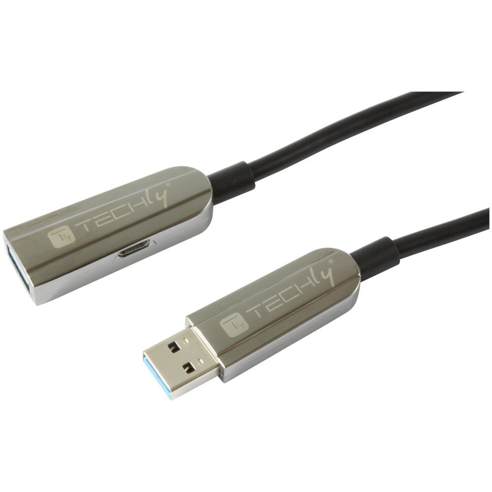 Cavo Usb 3.0 Superspeed Aoc In Fibra Ottica Usb A M / f 50m Nero - Foto 2