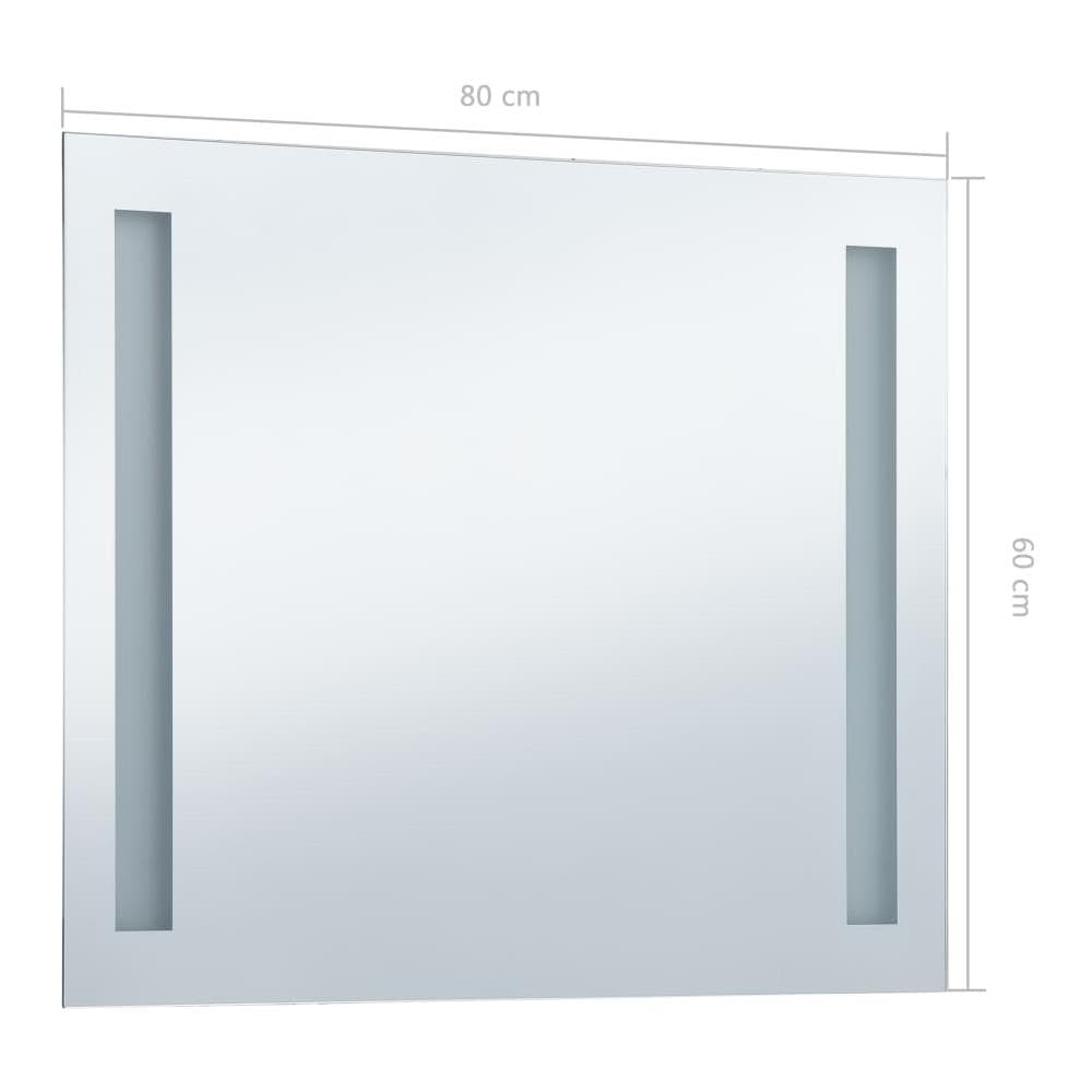 Specchio da Parete a LED per Bagno 80x60 cm - Foto 12