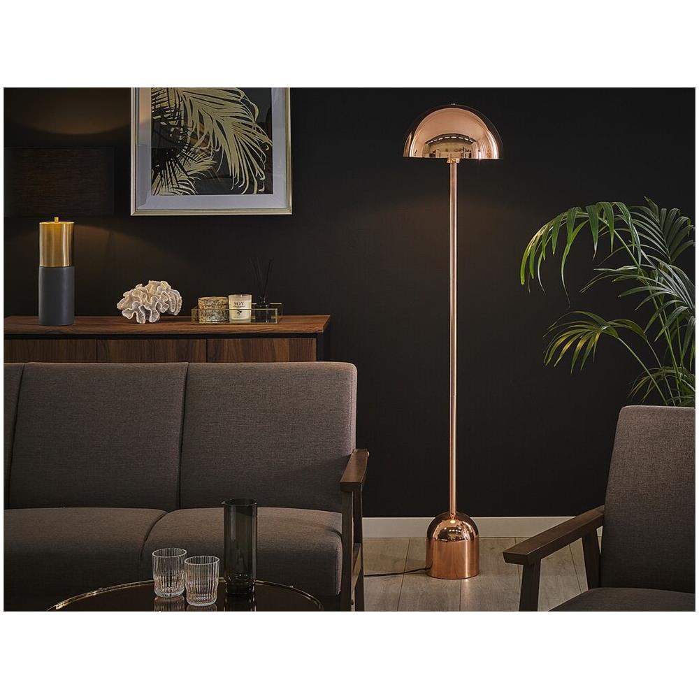 Lampada Da Tavolo Color Rame 158 Cm Macasia - Foto 1