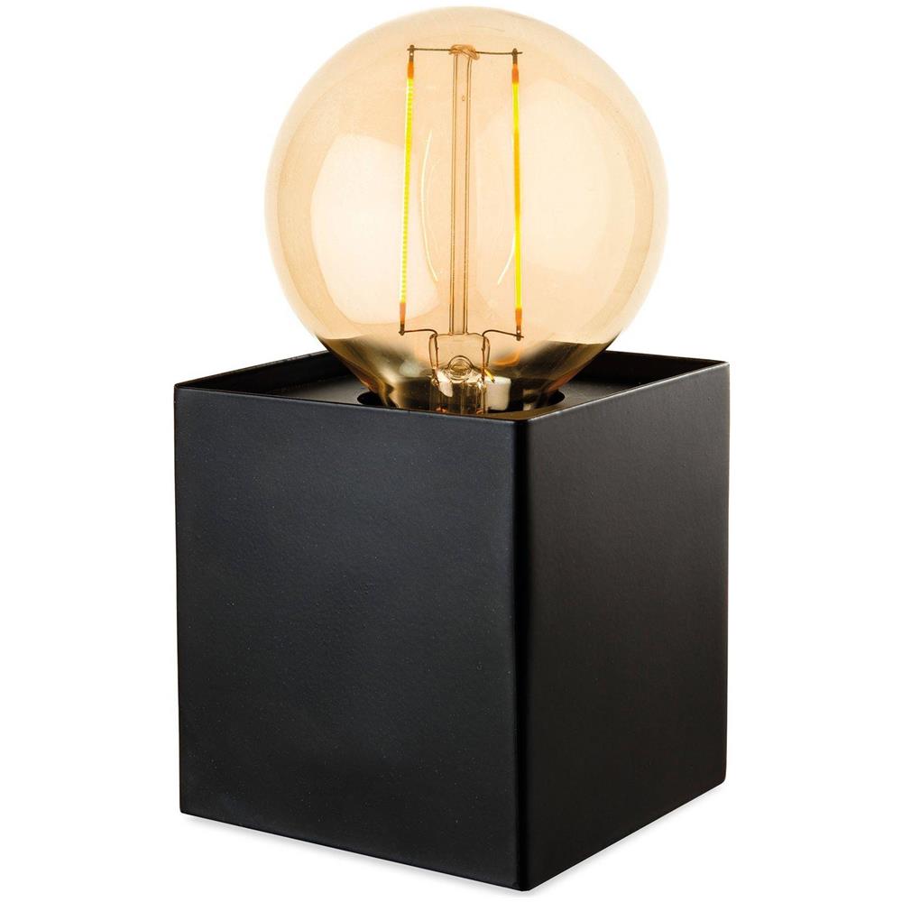 Lampada Da Tavolo A 1 Luce Nera, E27 - Foto 1