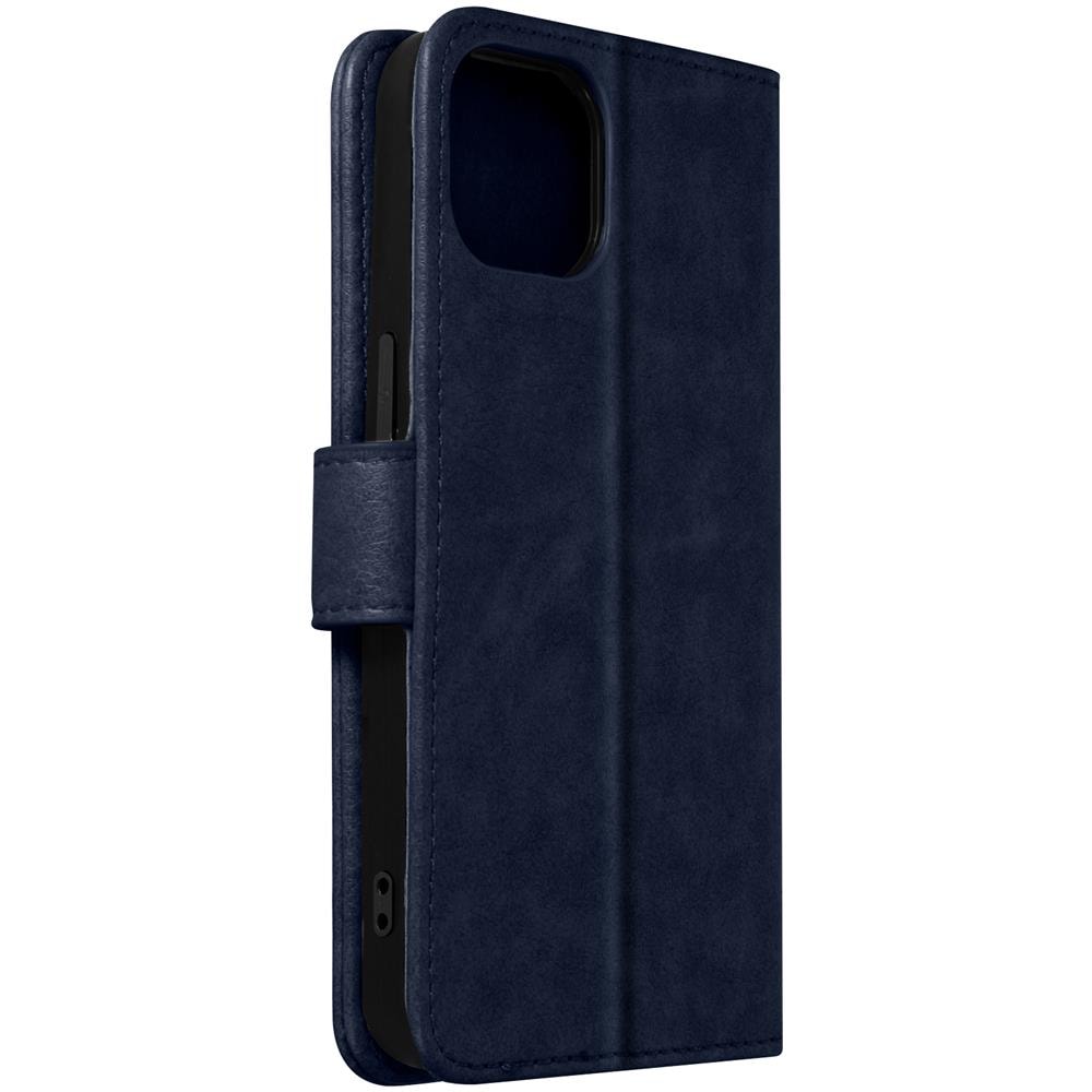 Custodia Per Iphone 13 Con Portacarte E Funzione Supporto Blu Notte - Foto 2