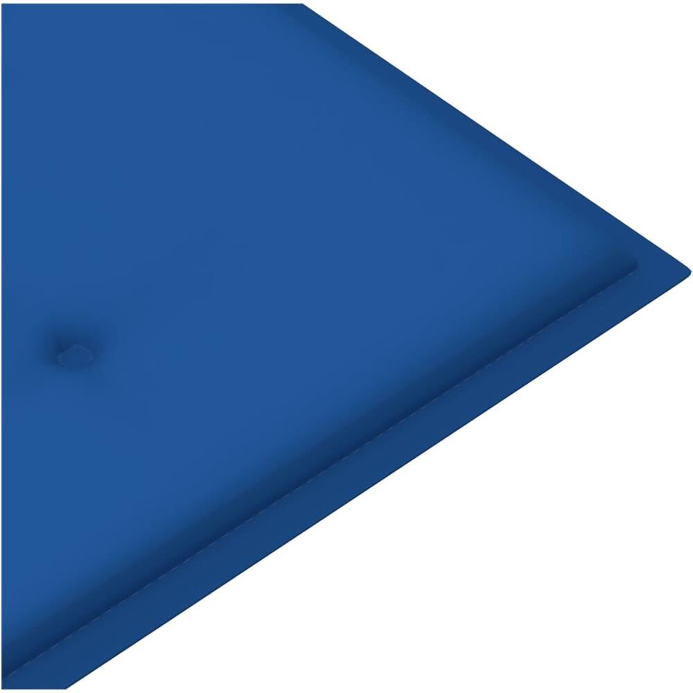 Cuscino per Panca da Giardino Royal Blu 150x50x4 cm Tessuto - Foto 3