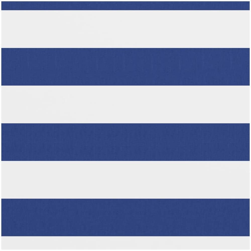 Paravento da Balcone Bianco e Blu 90x300 cm in Tessuto Oxford - Foto 2