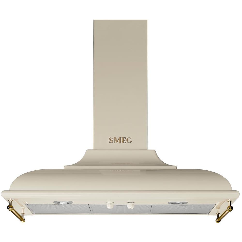 Cappa a parete KC19POE Larghezza 90 cm Estetica Cortina Classe A Colore Panna - Foto 1