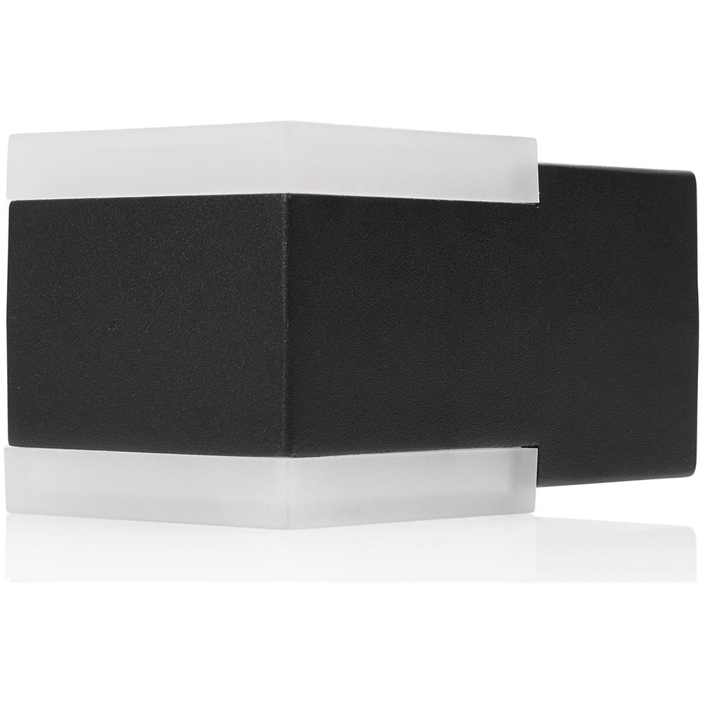 Lampada Da Parete Up- / downlight Alluminio Nero - Foto 2