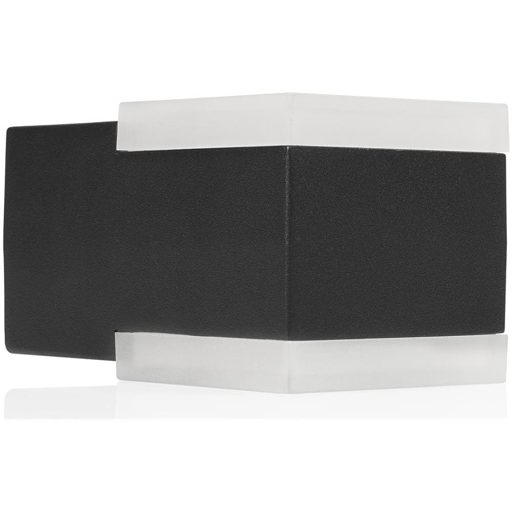 Lampada Da Parete Up- / downlight Alluminio Nero - Foto 1