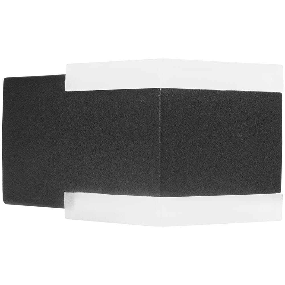 Lampada Da Parete Up- / downlight Alluminio Nero - Foto 6