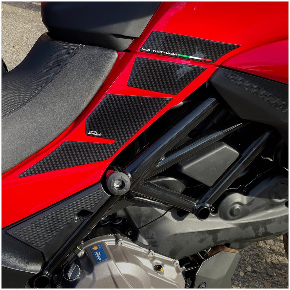Adesivi 3d Protezioni Laterali Compatibili Con Multistrada 950 V2 2022 - Foto 1