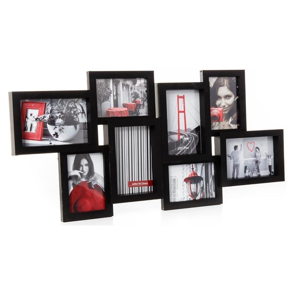 Cornice Per 8 Foto - Galleria Fotografica, Colore Nero - Foto 1