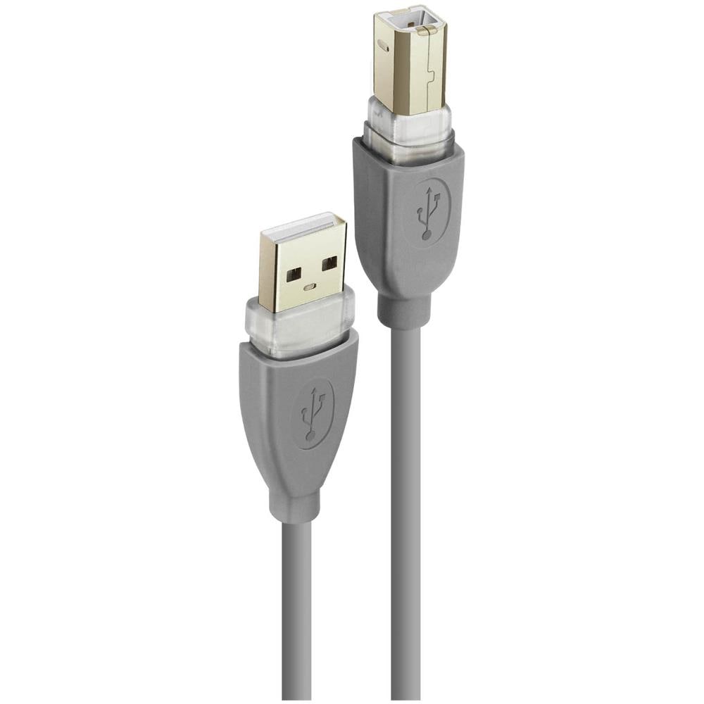 Cavo Da Usb-a 2.0 A Usb-b 2.0 Trasferimento Veloce Stabile 1,8m Linq Grigio - Foto 5