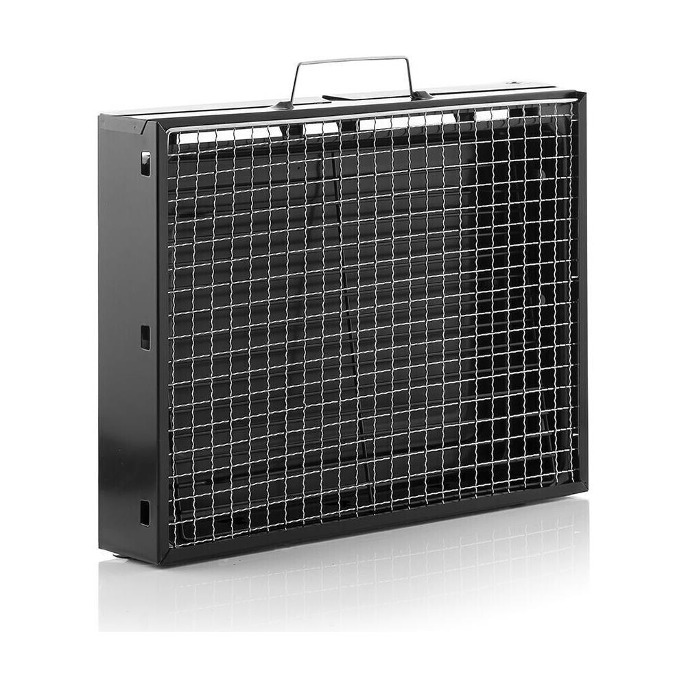 Barbecue Pieghevole Portatile A Carbone Forma Valigetta Per Campeggio Viaggi Giardino - Foto 2