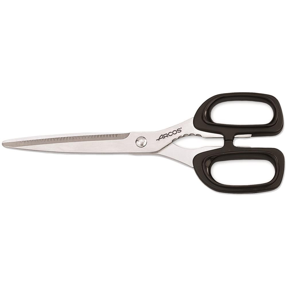 Forbici Da Cucina 185901 In Acciaio Inox E Mango Nero Polipropilene 220 Mm In Blister. - Foto 1