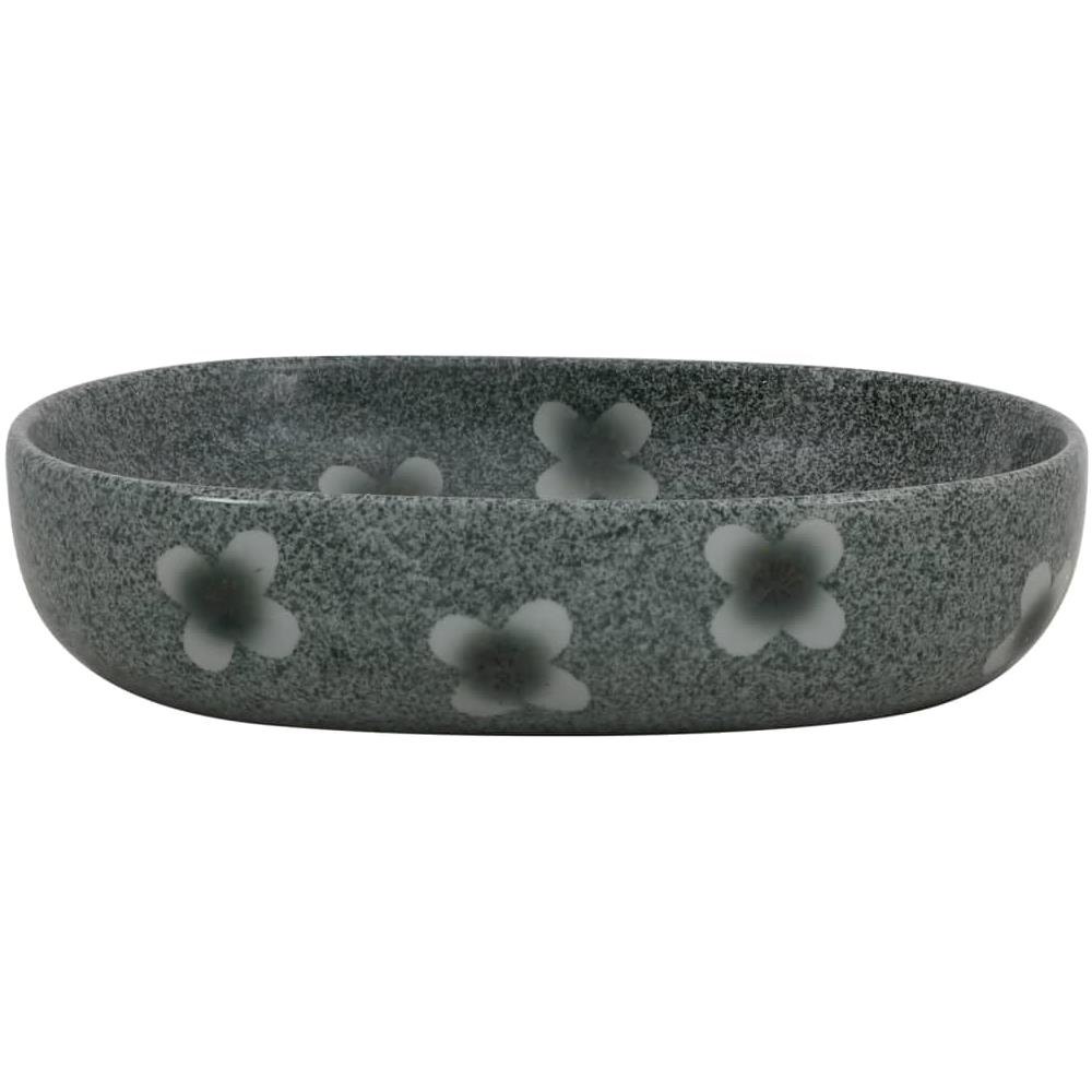 Lavabo Da Appoggio Blu Ovale 59x40x14 Cm Ceramica - Foto 3