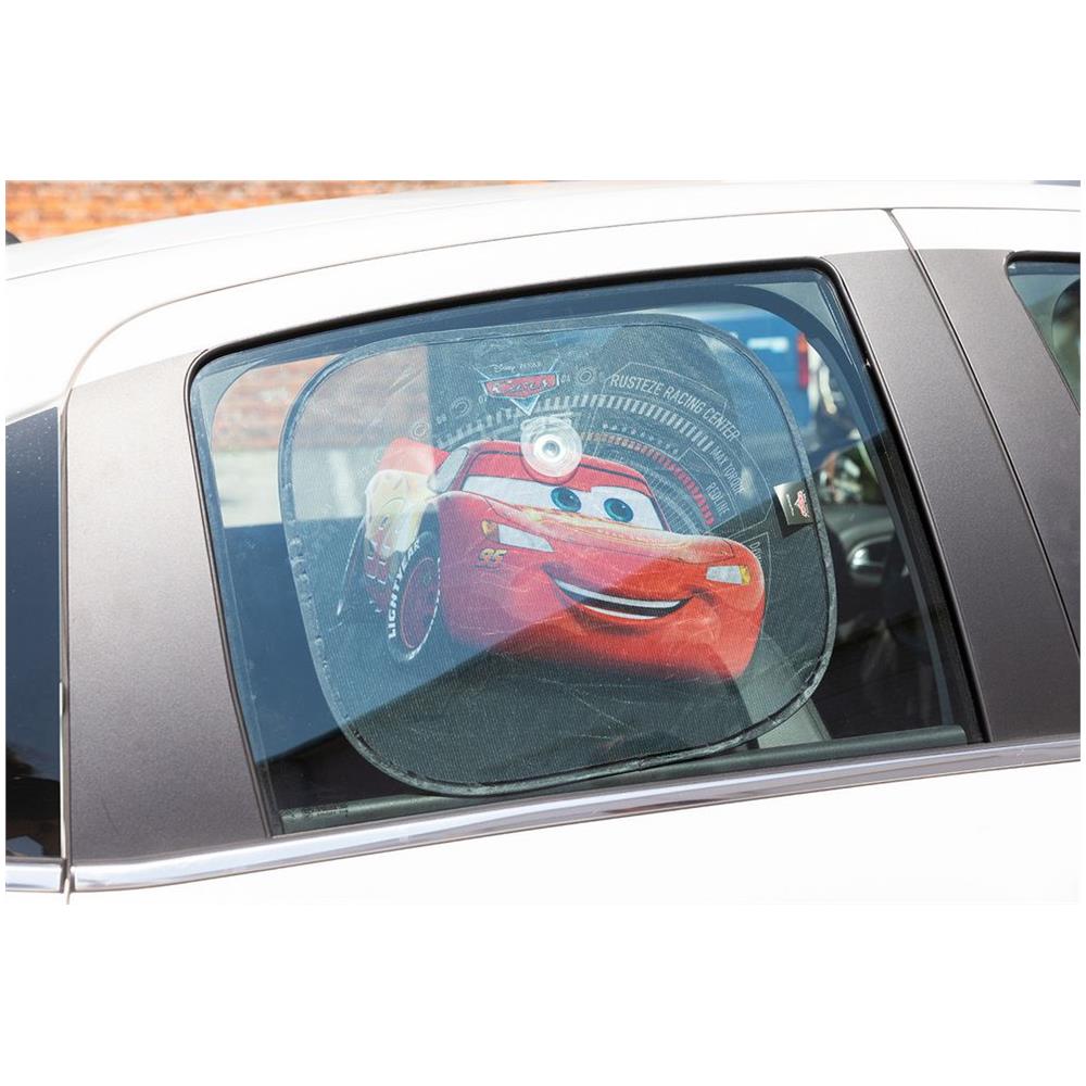 Coppia Di Tendine Laterali Parasole Auto Cars Saetta Mc Queen Bambino - Foto 2