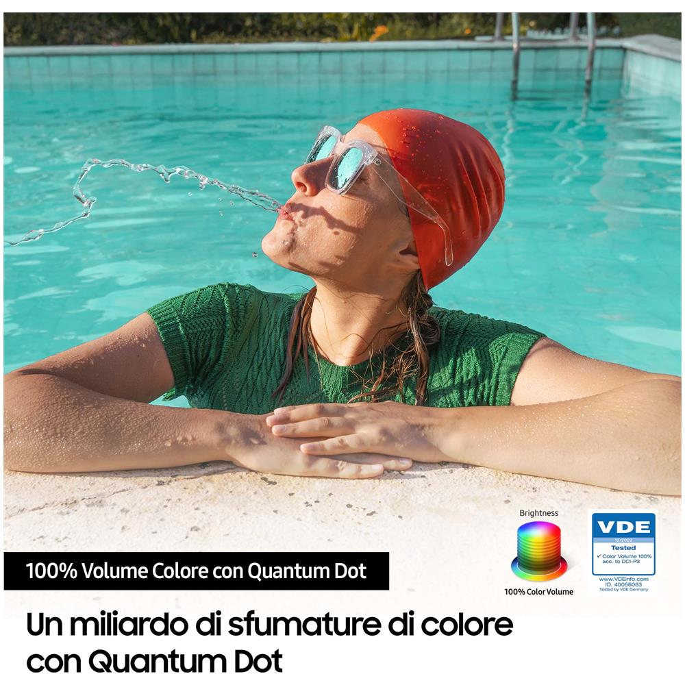 TV QLED Ultra HD 4K 75" QE75Q60DAUXZT Smart TV Tizen AirSlim 2024 Titan Gray - Foto 9