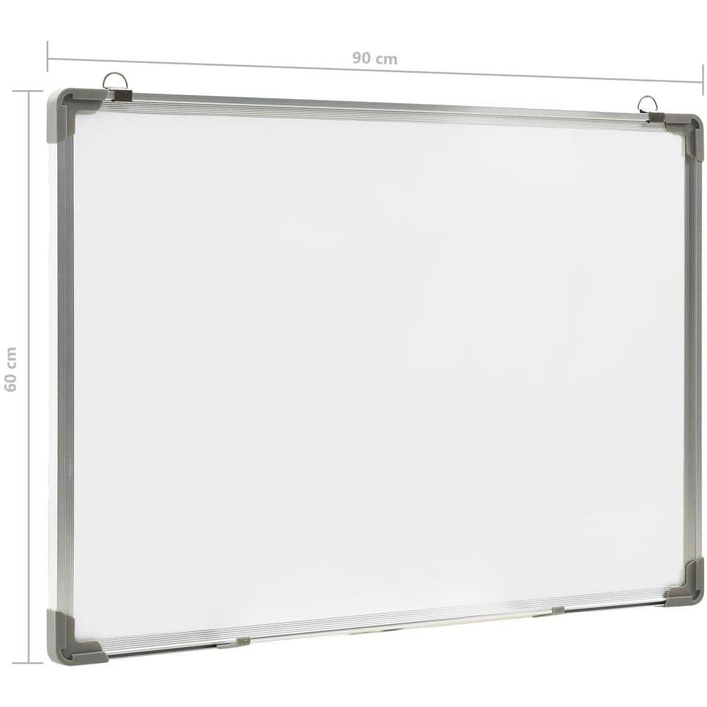 Lavagna Magnetica Bianca Cancellabile a Secco 90x60 cm Acciaio - Foto 9