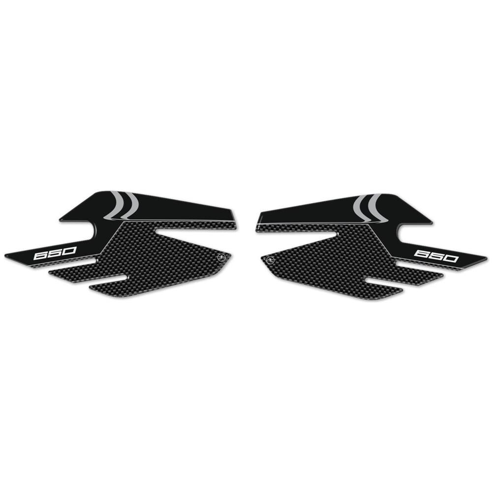 2 Protezioni Ginocchia Laterali Serbatoio Compatibili X Moto Kawasaki Ninja 650 - Foto 1