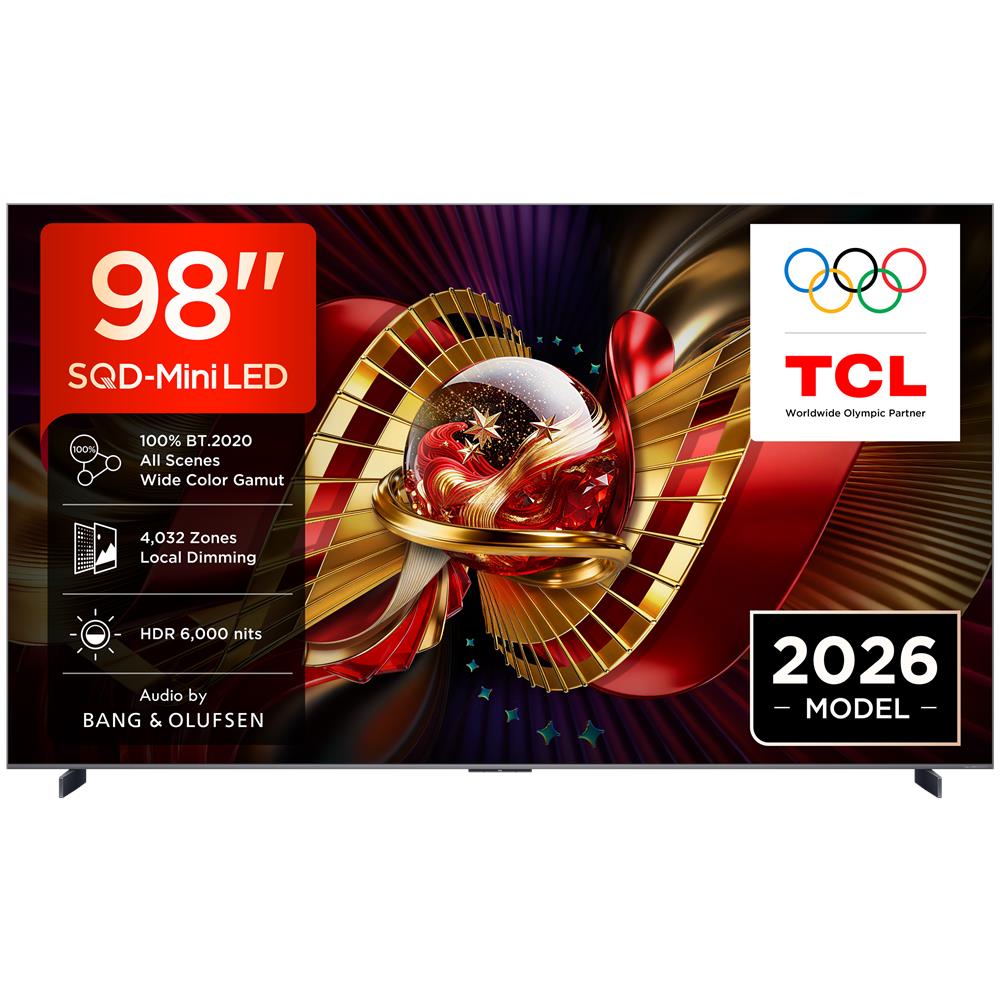 C8L TV 98C8L SQD Mini LED da 98", 4K HDR, 6000 nit, 4.032 zone di dimming, Google TV, 144Hz, Dolby Vision & Atmos, Audio Bang & Olufsen - Foto 1