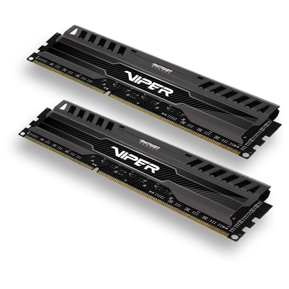 Memoria DIMM Viper 3 Black Mamba 16GB (2 x 8GB) DDR3 1600MHz CL9 Dissipatore Nero - Foto 2