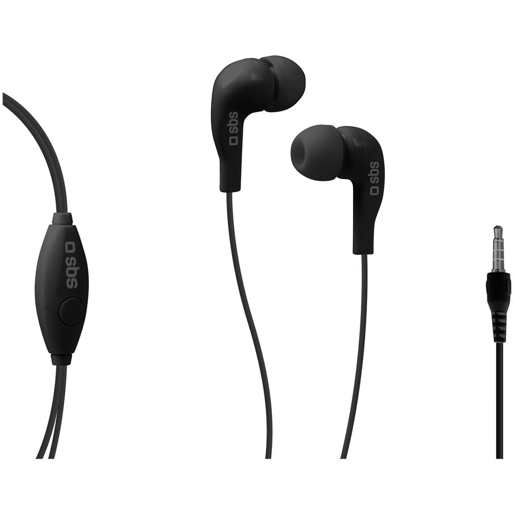 Auricolari filo stereo in-ear Studio Mix 10 con Microfono + tasto alla risposta - Nero - Foto 2