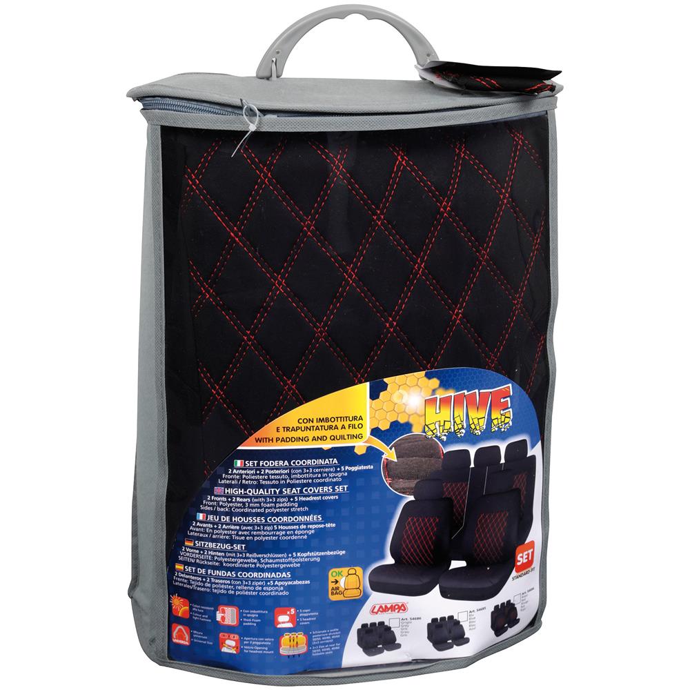 Set Fodere Hive Nero / rosso - Foto 6