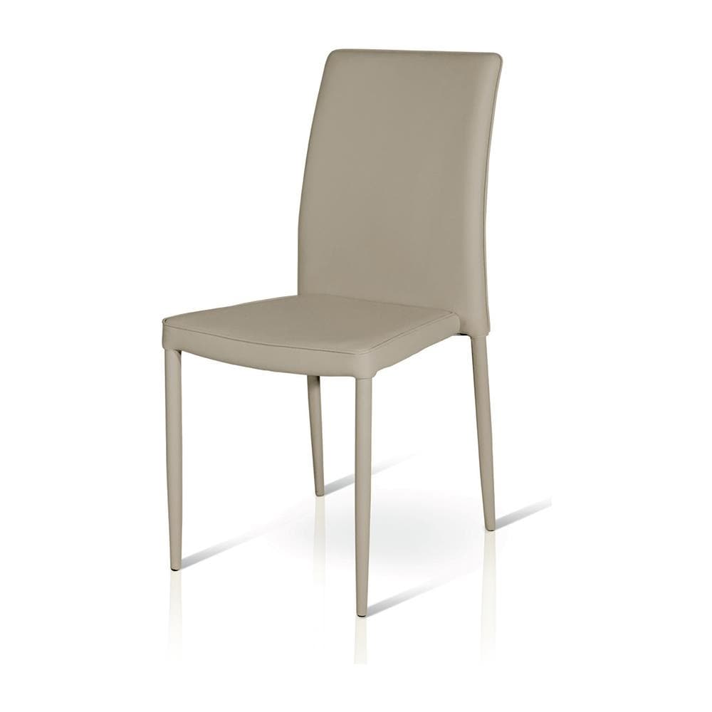 Aave - Sedia Di Design Moderno In Similpelle - Foto 1