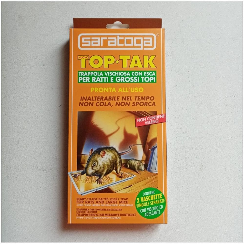 Top tak 2pz di trappola vischiosa con esca per ratti topi - Foto 2