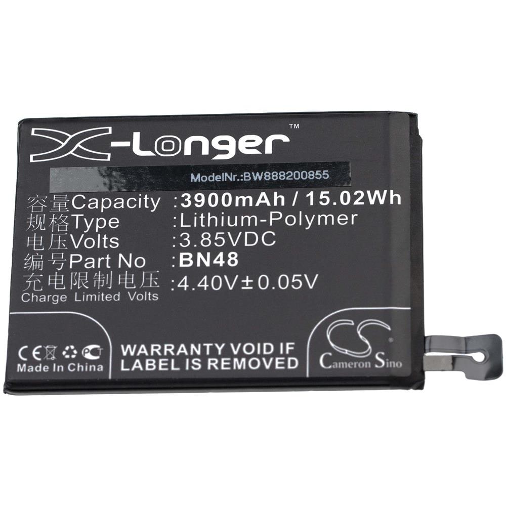 Batteria Compatibile Con Xiaomi Redmi Mzb6882in, Mzb6883in, Note 6 Pro, Note 6 Pro Dual Sim Smartphone Cellulare Telefono Cellulari (3900mah) - Foto 1