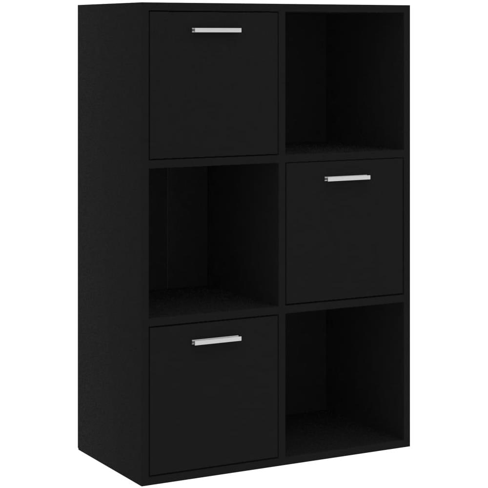 Armadietto Nero 60x29,5x90 cm in Legno Multistrato - Foto 2